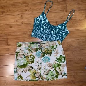Floral Mini Skirt